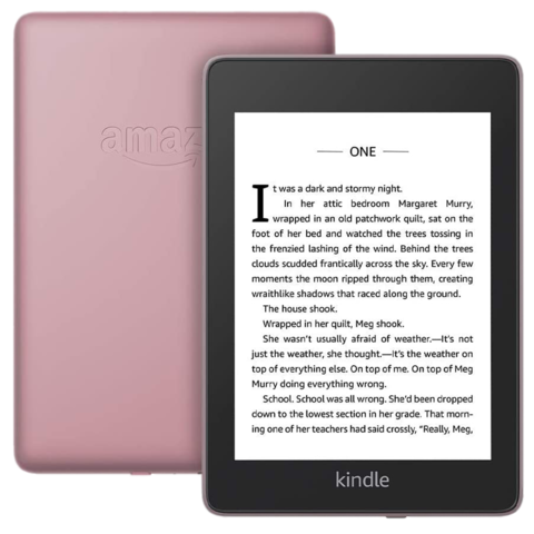 Электронная книга Amazon Kindle Paperwhite 2018 plum (розовый) (Ad-Supported)