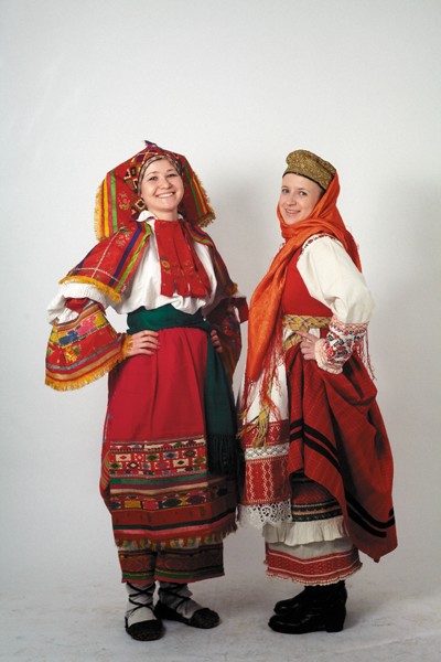 Девушки В Русских Народных Костюмах Фото