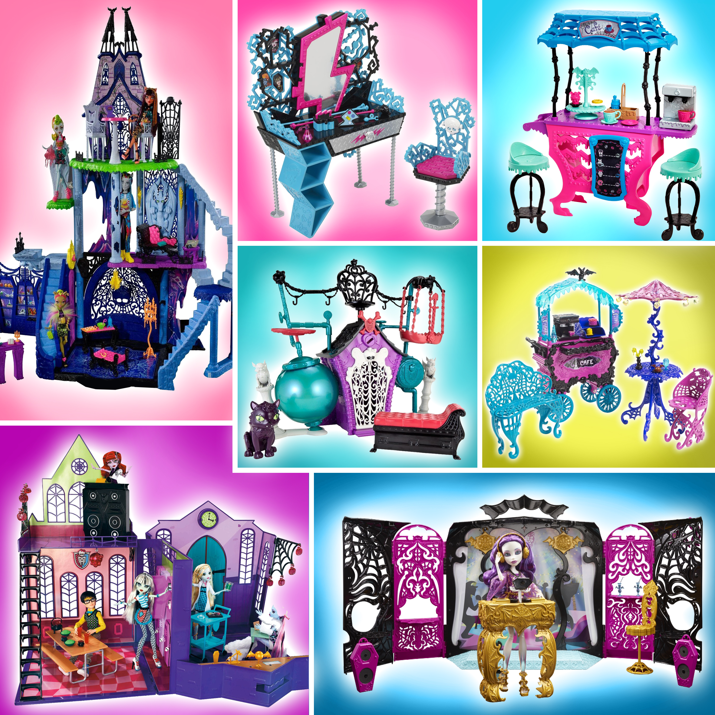 Игровые наборы Монстер Хай в Магии кукол Игровые наборы monster high