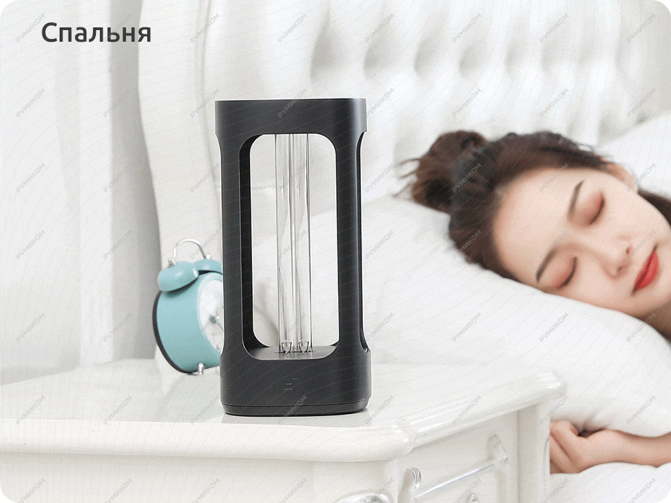 Бактерицидная лампа Xiaomi Five Smart Sterilization Lamp (черный)
