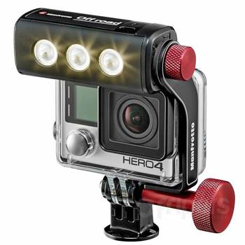 6 lampa led manfrotto off road thril do kamer sportowych gopro.5552.9