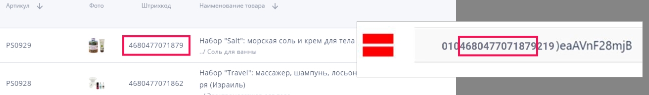 штрих коды озон требования