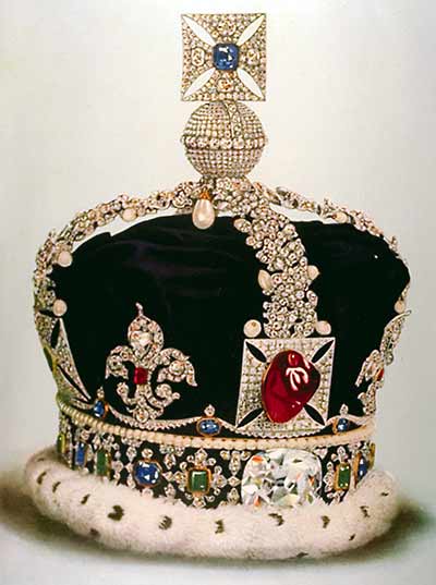 Корона Британской Империи и "Черный Принц"