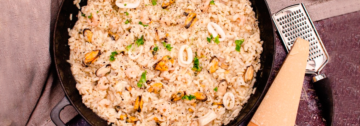 Ризотто с морепродуктами Ризотто с морепродуктами