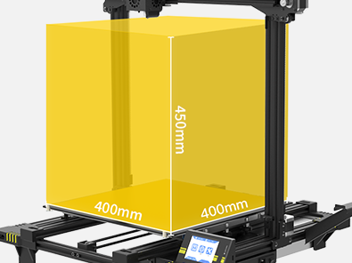 Главное преимущество Anycubic Chiron — очень большая область построения 400x400x450 мм, что позволяет печатать довольно габаритные модели целиком.