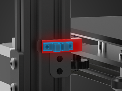 Принтер оборудован концевыми выключателями Double Z, которые обеспечивают более стабильную ровность печатной платформы.