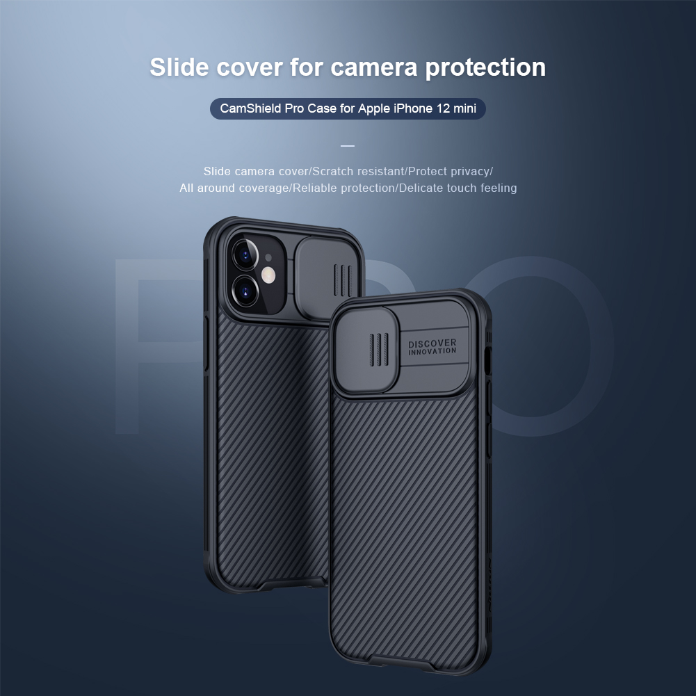 ✓ Чехол от Nillkin CamShield Pro Case для iPhone 12 mini с защитной крышкой  для задней камеры - купить по отличной цене 🤑 в интернет магазине caseport  в Москве и СПб