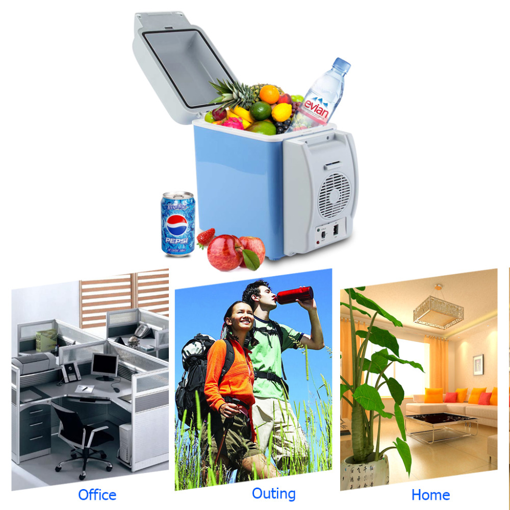 Холодильник автомобильный Portable Electronic Cooling & Warming Refrigerators - 7.5 л – мини автохолодильник