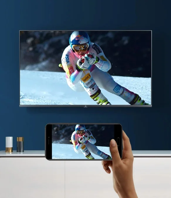 Телевизор Xiaomi MI TV 4S экран смартфона