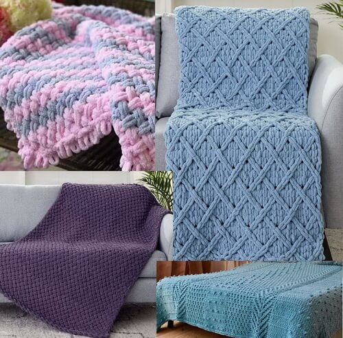 Плед из Пуффи Ализе