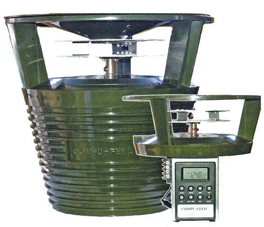 Автоматический расбрасыватель прикорма Compu-Feed, под объем контейнера до 120 литров (США)