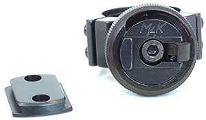 Быстросъемный поворотный кронштейн MAK на Tikka T3 с кольцами диаметром 26 мм