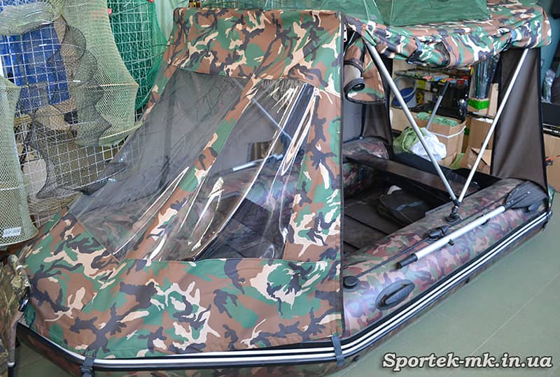 Резиновая лодка для рыбалки в магазине "Дом Спорта" на рынке "Колос"