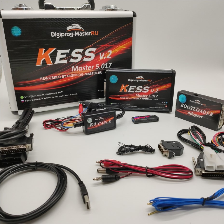 Программатор KESS v2 Master FW 5.017 SW 2.53 для чип-тюнинга автомобилей купить в магазине ELMSCAN.RU