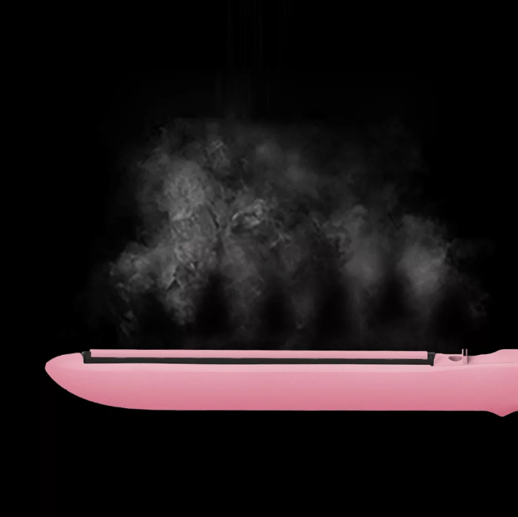 Выпрямитель для волос Xiaomi Yueli Hot Steam Straightener (розовый) действие паром
