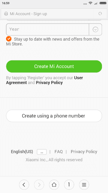 Регистрация xiaomi-mi-band-2