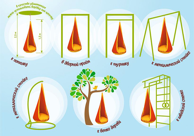 Кокон гамак для детей