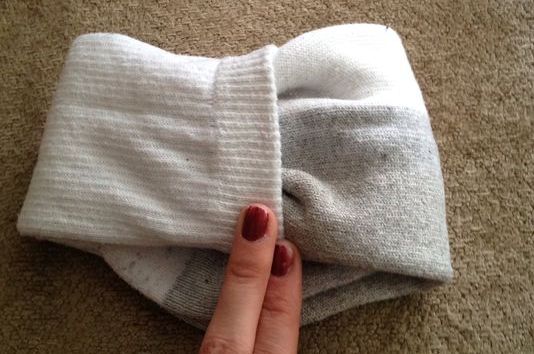 41 08 Как красиво сложить детские колготки