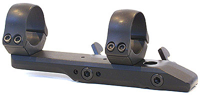 Быстросьемный кронштейн MAK с кольцами диаметром 30 мм для установки на призму 12 мм