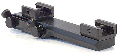 Быстросьемный кронштейн MAK с кольцами диаметром 25.4 мм и высотой 10 мм для установки на призму 12 мм