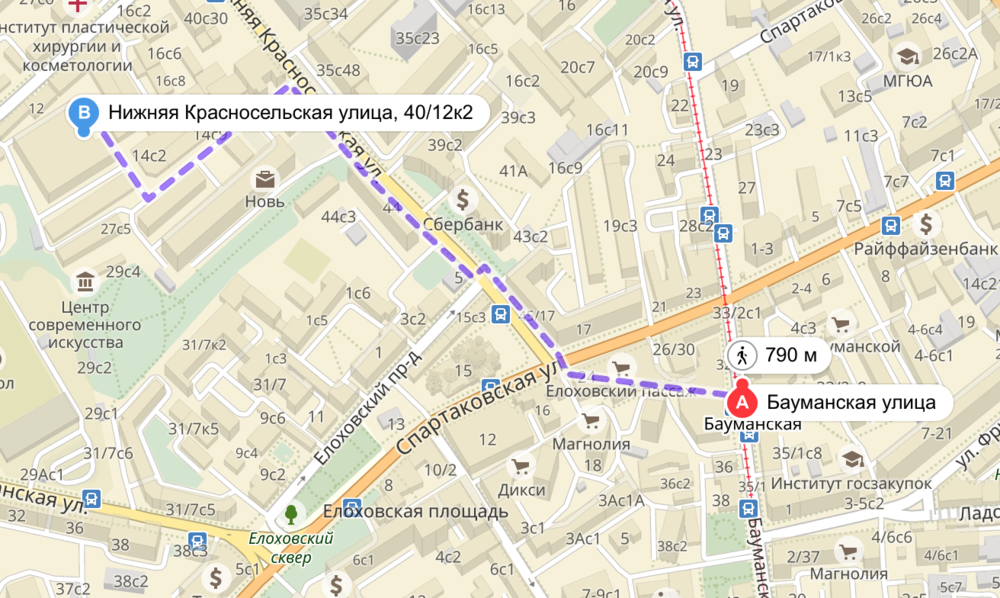 Москва 6 где это. М Бауманская. Ул Красносельская Москва на карте. Бауманская улица карта. М Бауманская на карте.