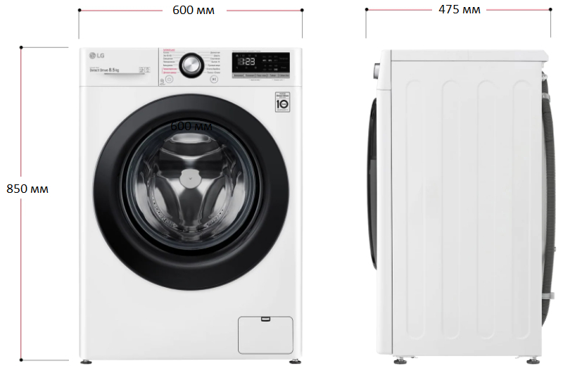 Стиральная машина lg f2v3gs6w обзор