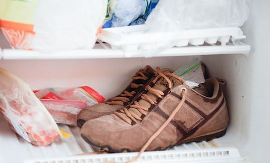 Как обувь разносить - замораживание в морозилке