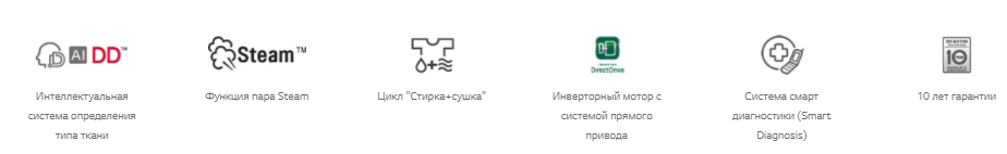 Стирально сушильная машина lg f2v5ng0w обзор