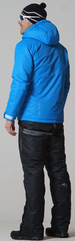 NSM422170 Утеплённый прогулочный лыжный костюм Motion Blue-Black - SkiRunner.ru