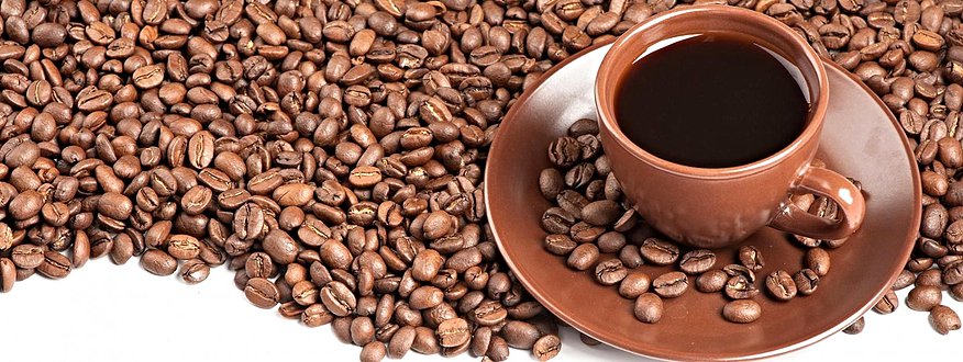темный зерновой кофе фото