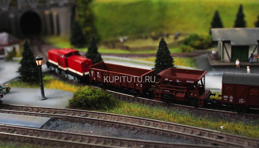 Задний фон для макета железной дороги