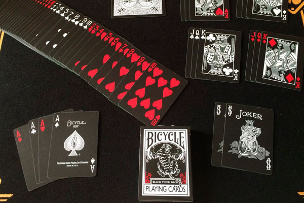 Black Tiger Red Deck-Bicycle Poker Jeu Cartes cardistry 