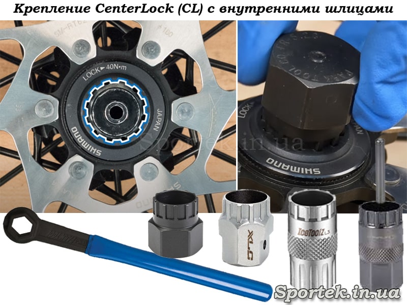 Стопорные кольца CenterLock с внутренними шлицами