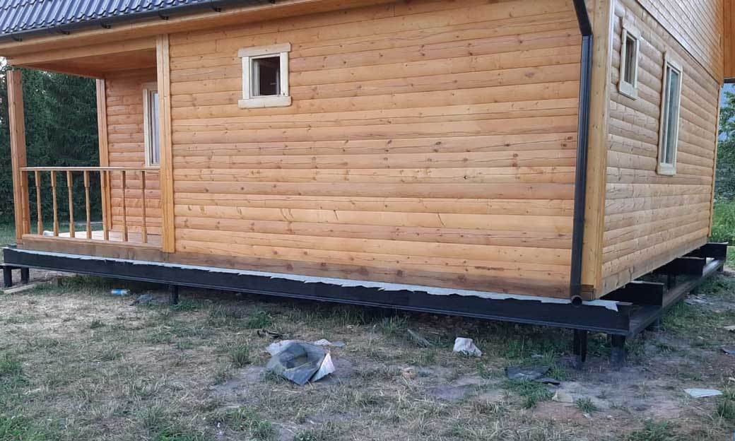 Ремонт фундамента винтовыми сваями Ремонт фундамента винтовыми сваями