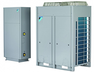 Daikin запустил производство линейки чиллеров, имеющих выносной гидромодуль Daikin запустил производство линейки чиллеров, имеющих выносной гидромодуль