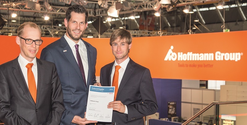 Hoffmann Group получает от Bosch награду Preferred Supplier Award Hoffmann Group получает от Bosch награду Preferred Supplier Award