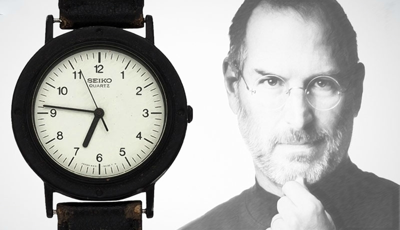 Любимые часы Seiko Стивена Джобса проданы на аукционе за 42500$.