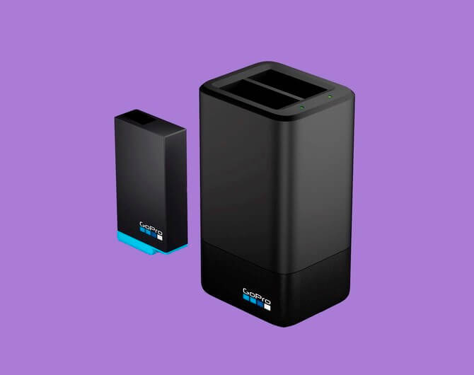 Зарядное устройство для двух аккумуляторных батарей GoPro MAX Dual Battery Charger + Battery Зарядное устройство для двух аккумуляторных батарей GoPro MAX Dual Battery Charger + Battery