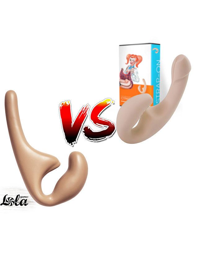 Сравнение безремневых страпонов от ГЛАВСЕКСМАГ и Lola Toys