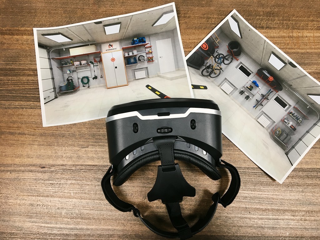 3D панорама гаража 3D панорама гаража