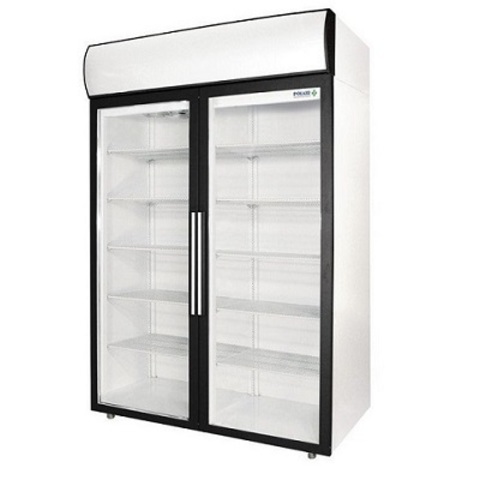 Шкаф холодильный POLAIR DM110-S (1402х710х2028, 0,75кВт, 220В), +1…+10 °C, 1000л
