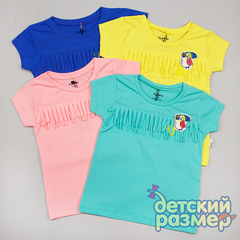 Футболка (бахрома, нашивка)