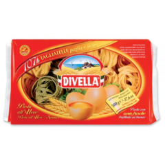 Паста ТАЛЬЯТЕЛЛЕ 2-х цветные ЯИЧНЫЕ ГНЕЗДА Divella 500 г