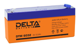 Аккумулятор Delta DTM 6032 ( 6V 3,2Ah / 6В 3,2Ач ) - фотография Аккумулятор Delta DTM 6032 ( 6V 3,2Ah / 6В 3,2Ач ) - фотография