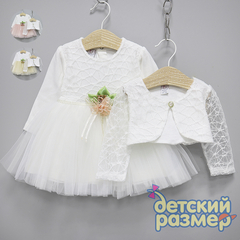 Платье с болеро (брошь)