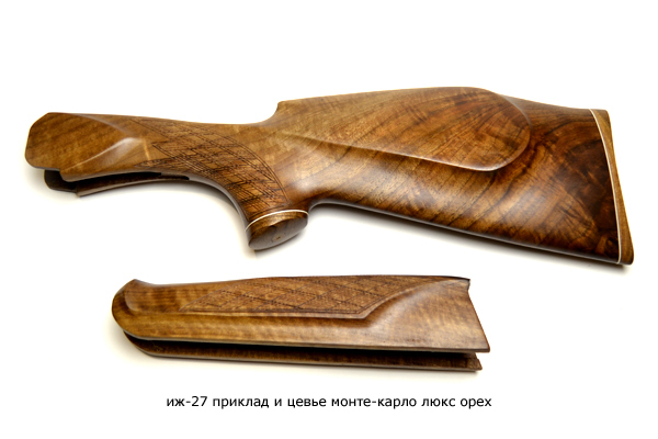 иж-27 приклад и цевье монте-карло люкс орех