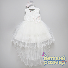 Платье (ободок, брошь, кружево)