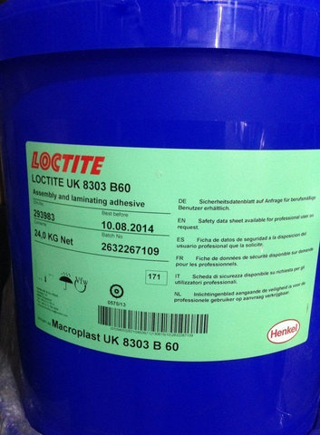 LOCTITE UK 8303B60 (Macroplast) Компонент А Клей 2х компонентный, полиуретановый, пастообразный,