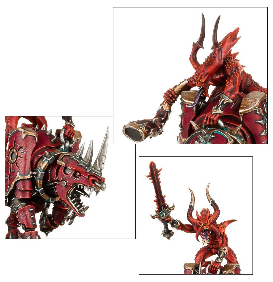 Khorne Bloodcrusher Champion Hunter 40K Age Sigmar Warhammer 1 Daemon of Chaos