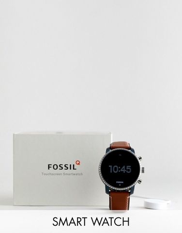 fossil ftw4016 explorist hr braun